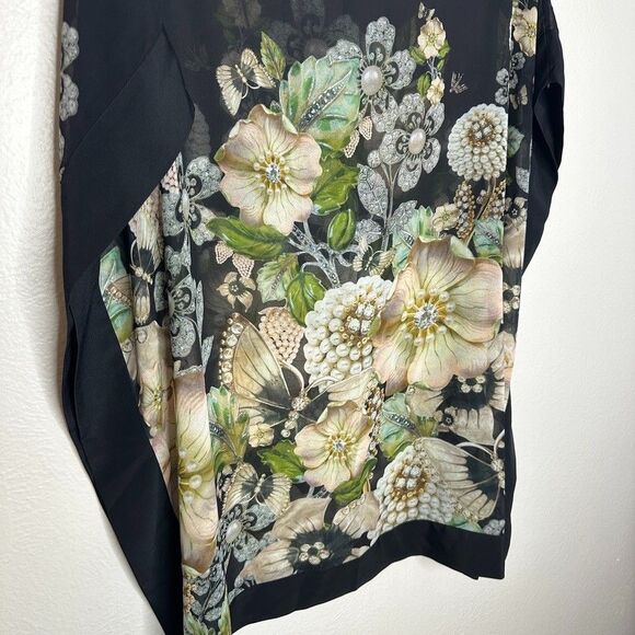 Ted Baker Gem Gardens Swim Cover Up Size Large Tunic Floral Rich Girl Luxury - Picture 2 of 7